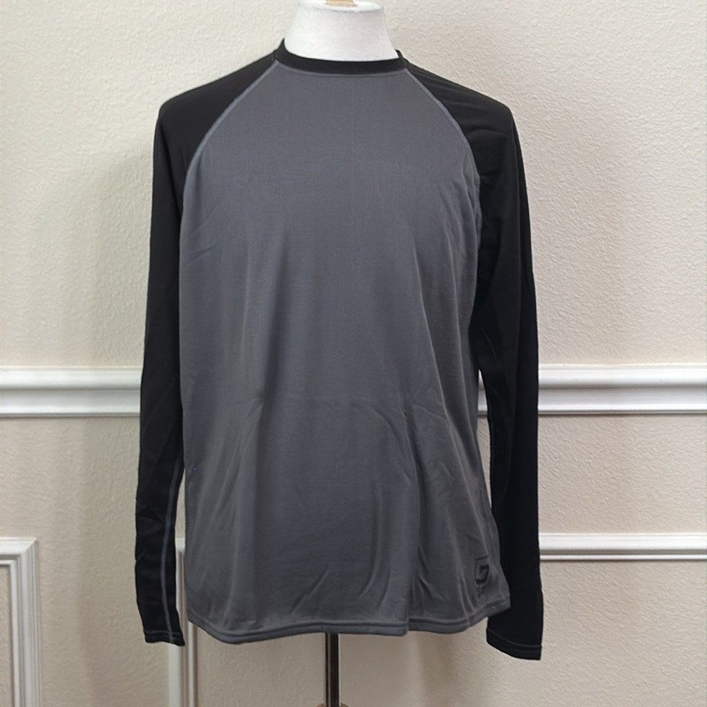 Polarmax 2.0 MIDWEIGHT BASEBALL SHIRT - Arctic Grey/Blk